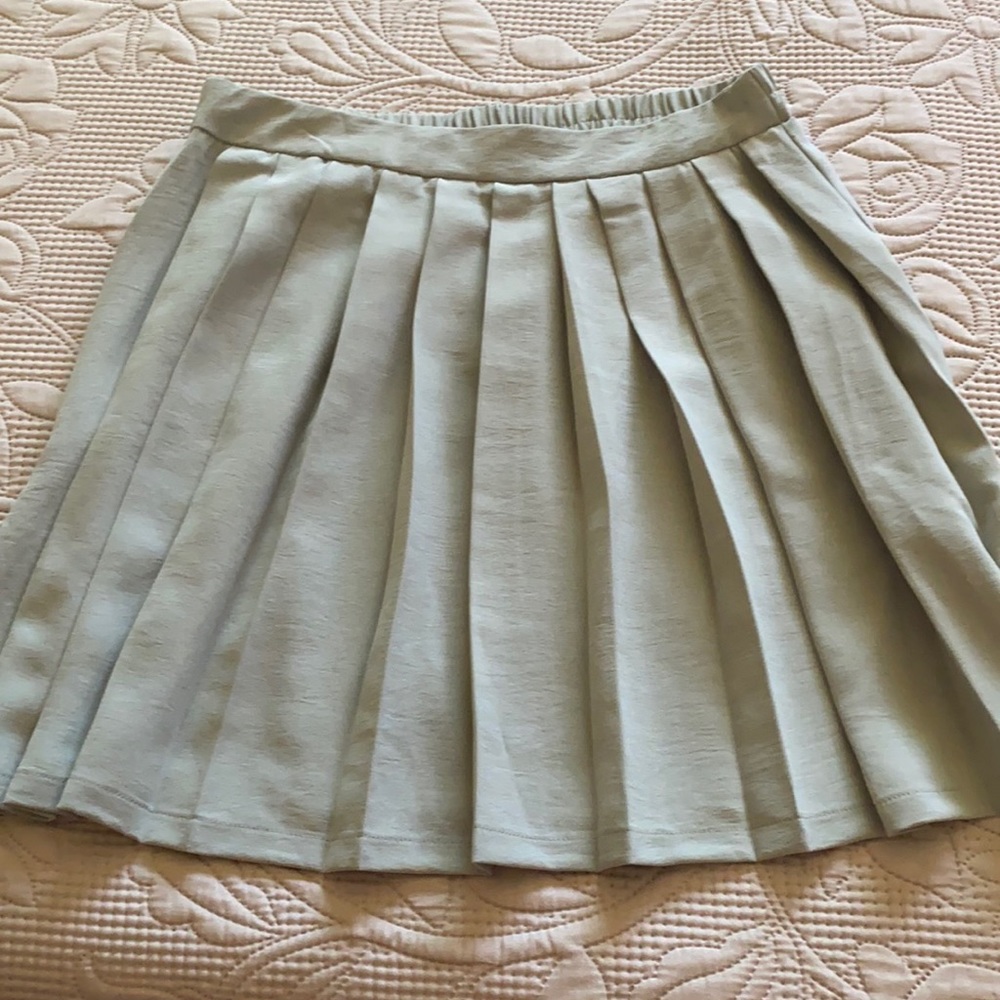 Pleated tennis skirt